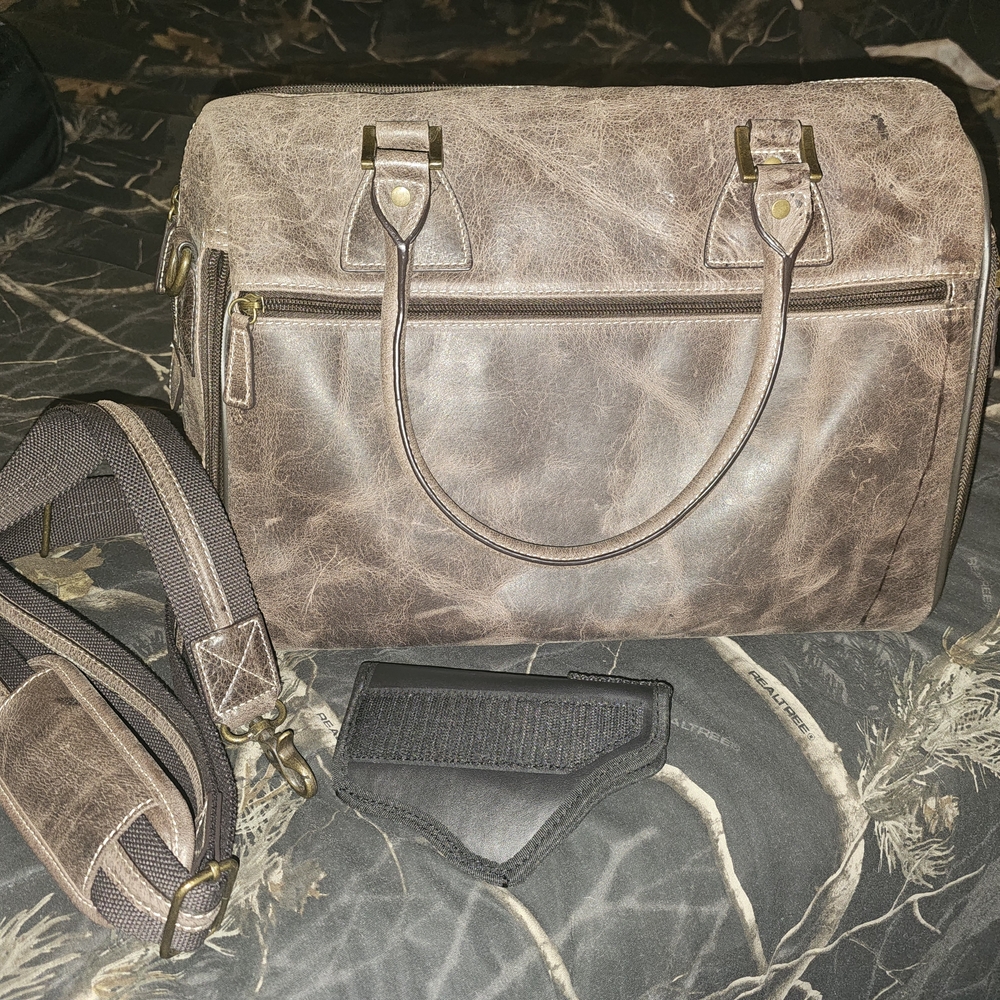 Browning Leather CC Overnight Bag
